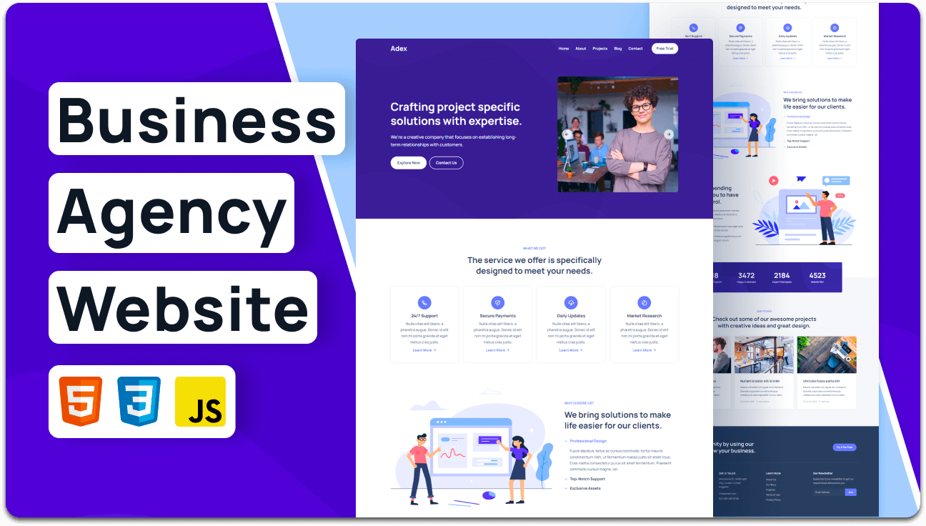 Adex - Business Agency Website