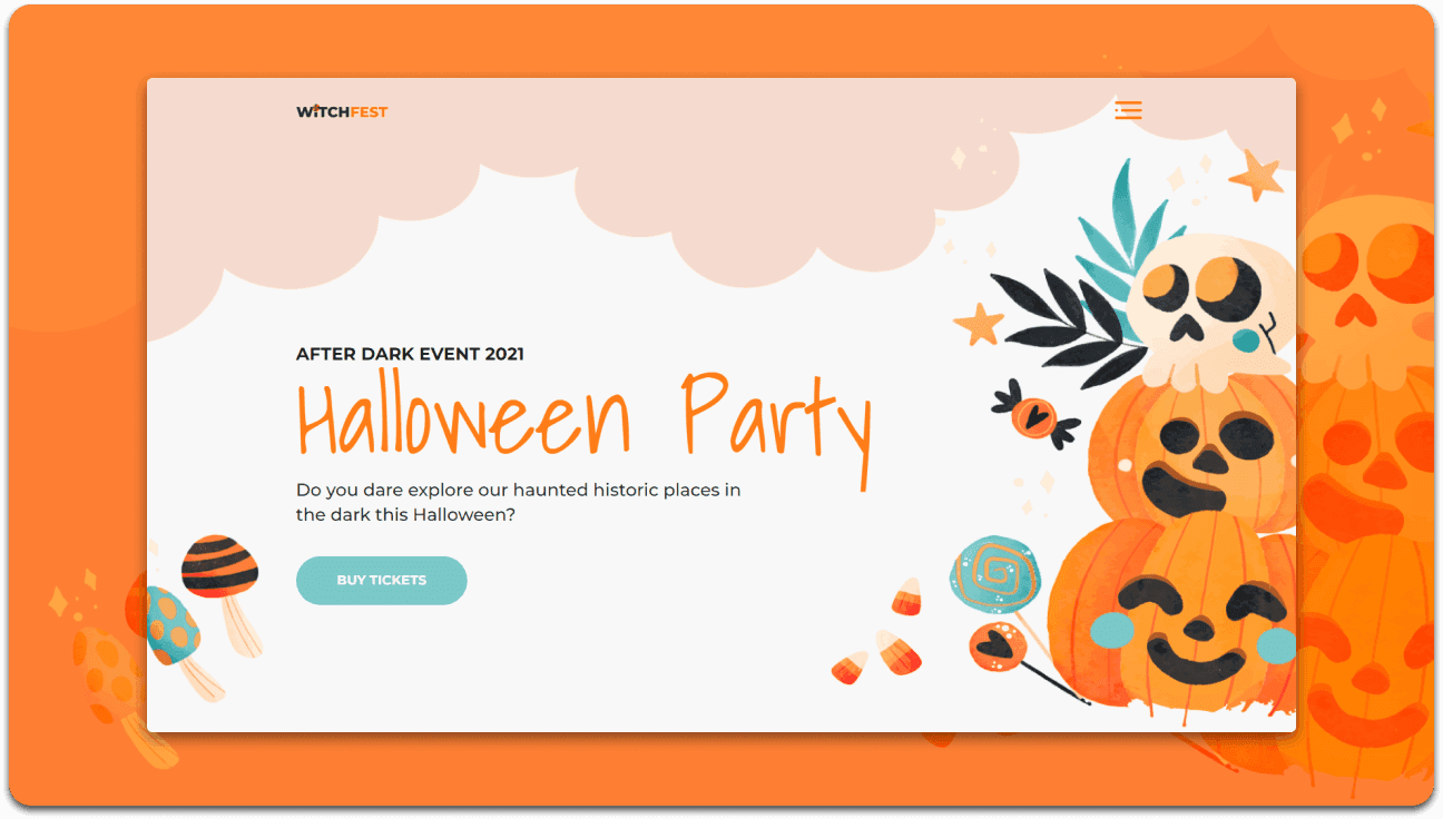 Halloween - Landing Page