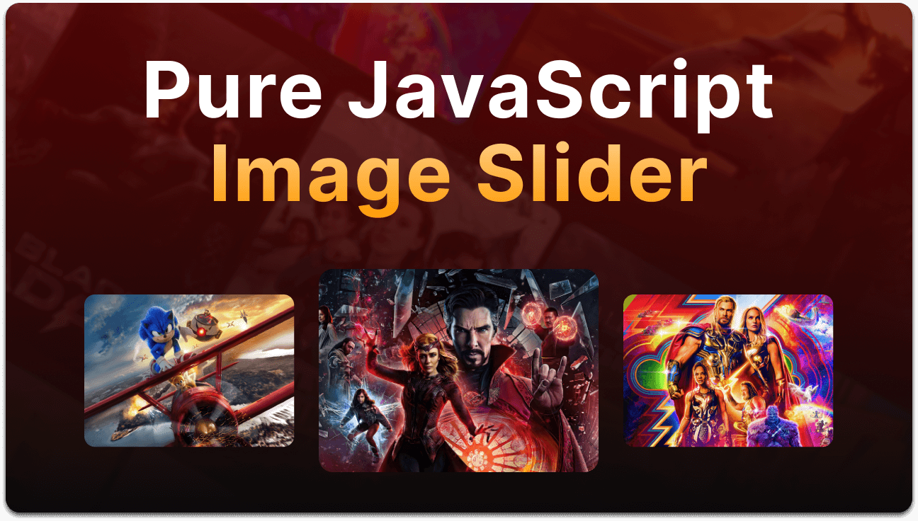Pure JavaScript Slider