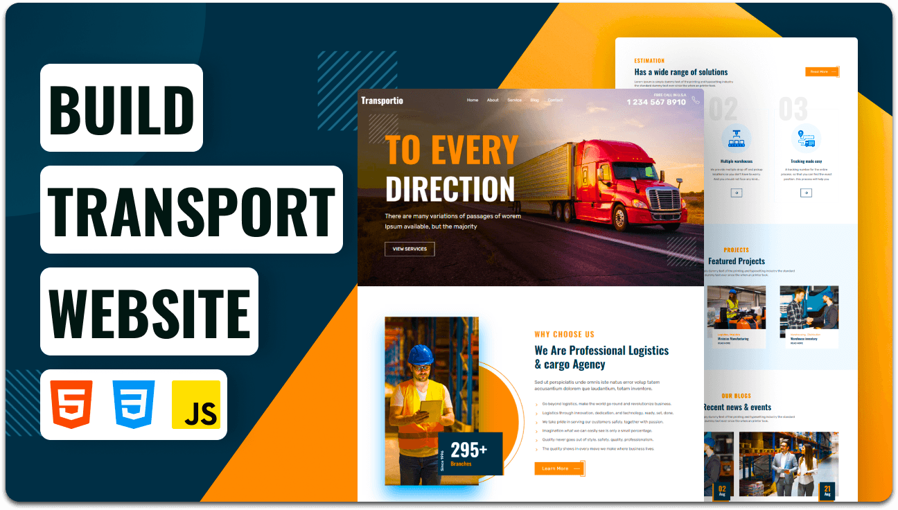 Transportio - Transportation website