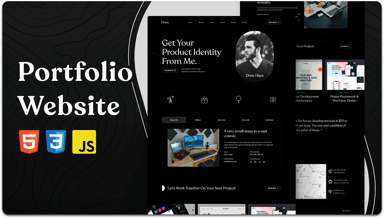 Drew hays - Personal Portfolio Website