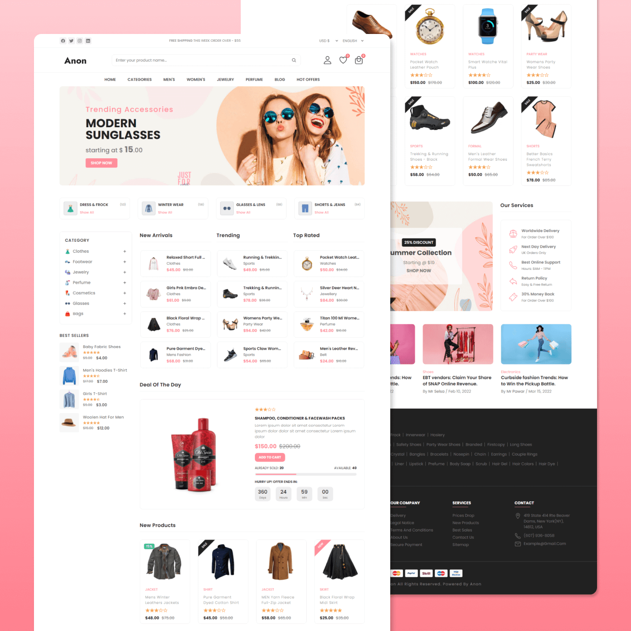 Anon - An eCommerce Website