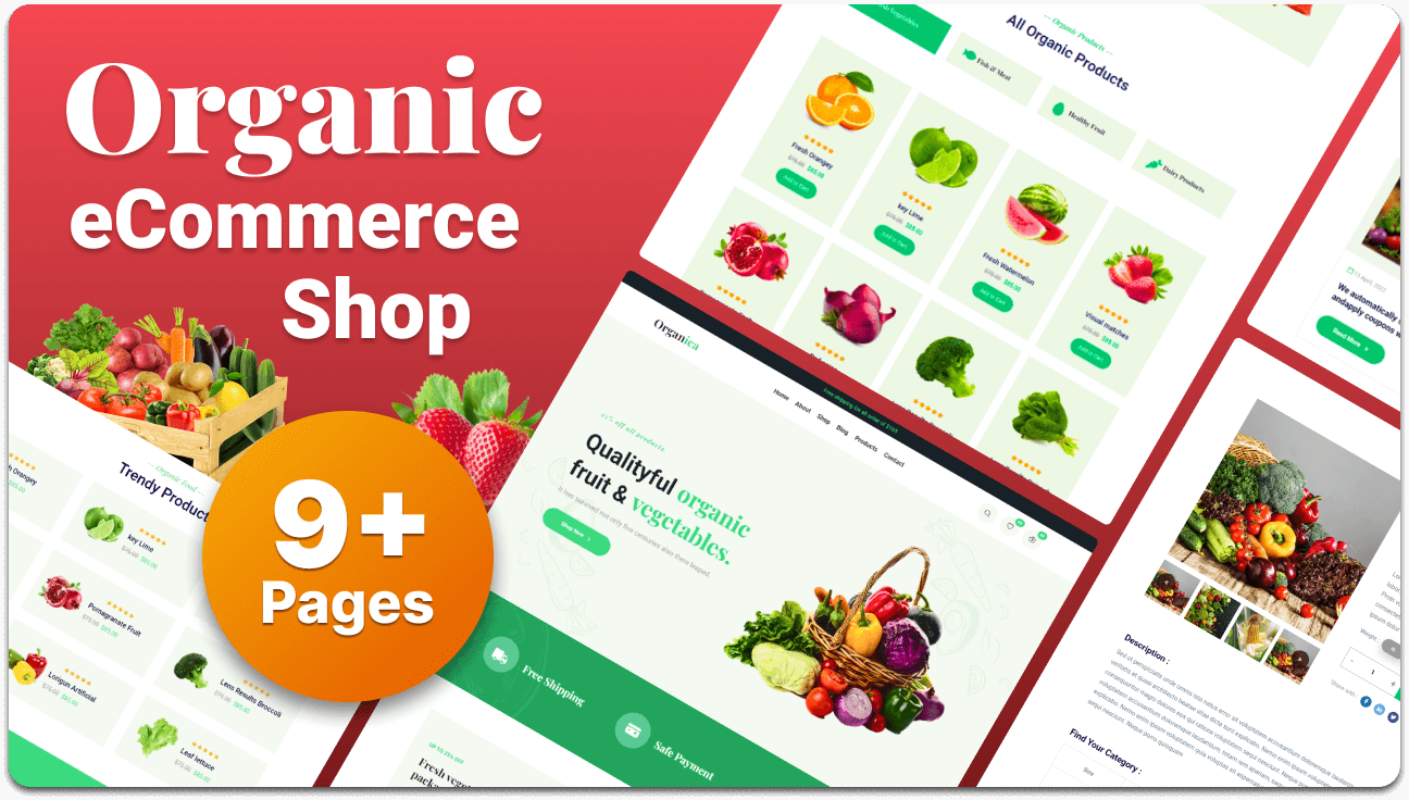 Organica - eCommerce website